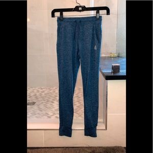 Blue fleece girls Reebok joggers